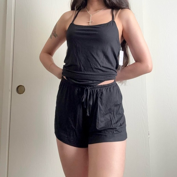 Women's Black Pajama Set - Picture 5 of 8